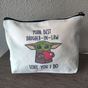 Baby Yoda "Yoda Best Daughter-In-Law Zipper Pouch